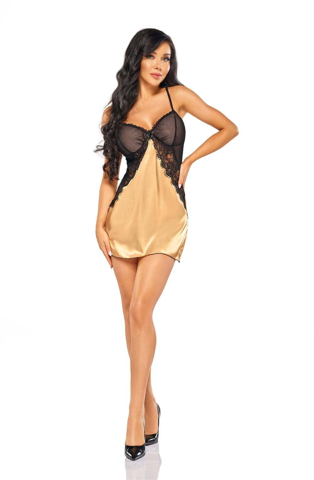 Chemises Beauty Night BN6648 Marinela Chemise Gold