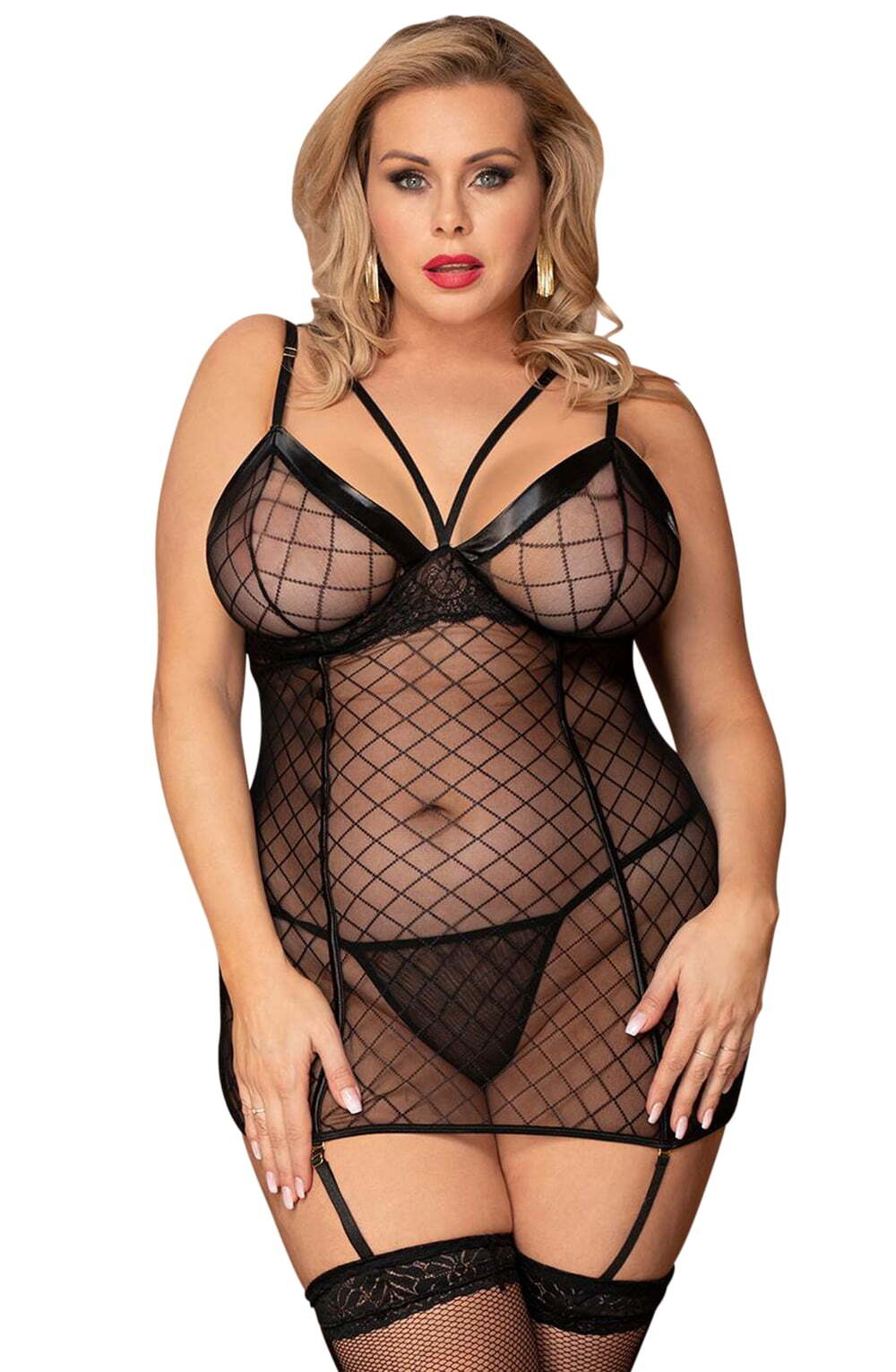 Chemises YesX YX954Q Black Chemise