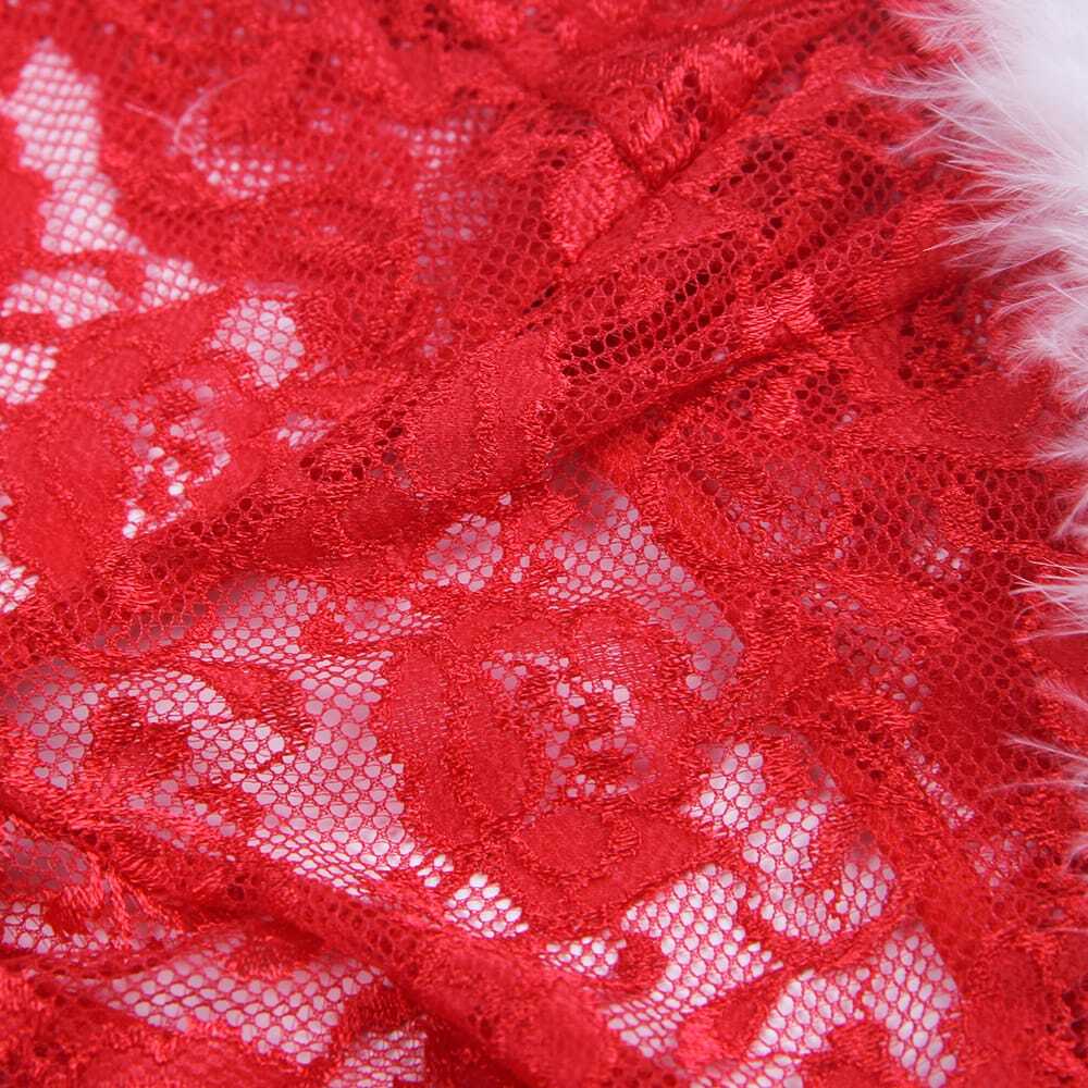 Christmas YesX YX874Q Christmas Sexy Halter Neck Teddy Up To 4XL