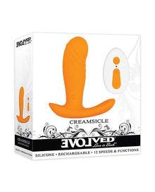Classic & Standard Evolved Creamsicle Remote Vibrator - Orange