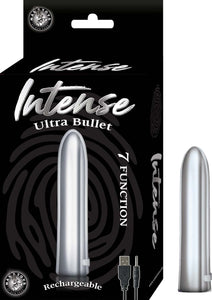 Clit Stimulators Intense Power Bullet - Silver