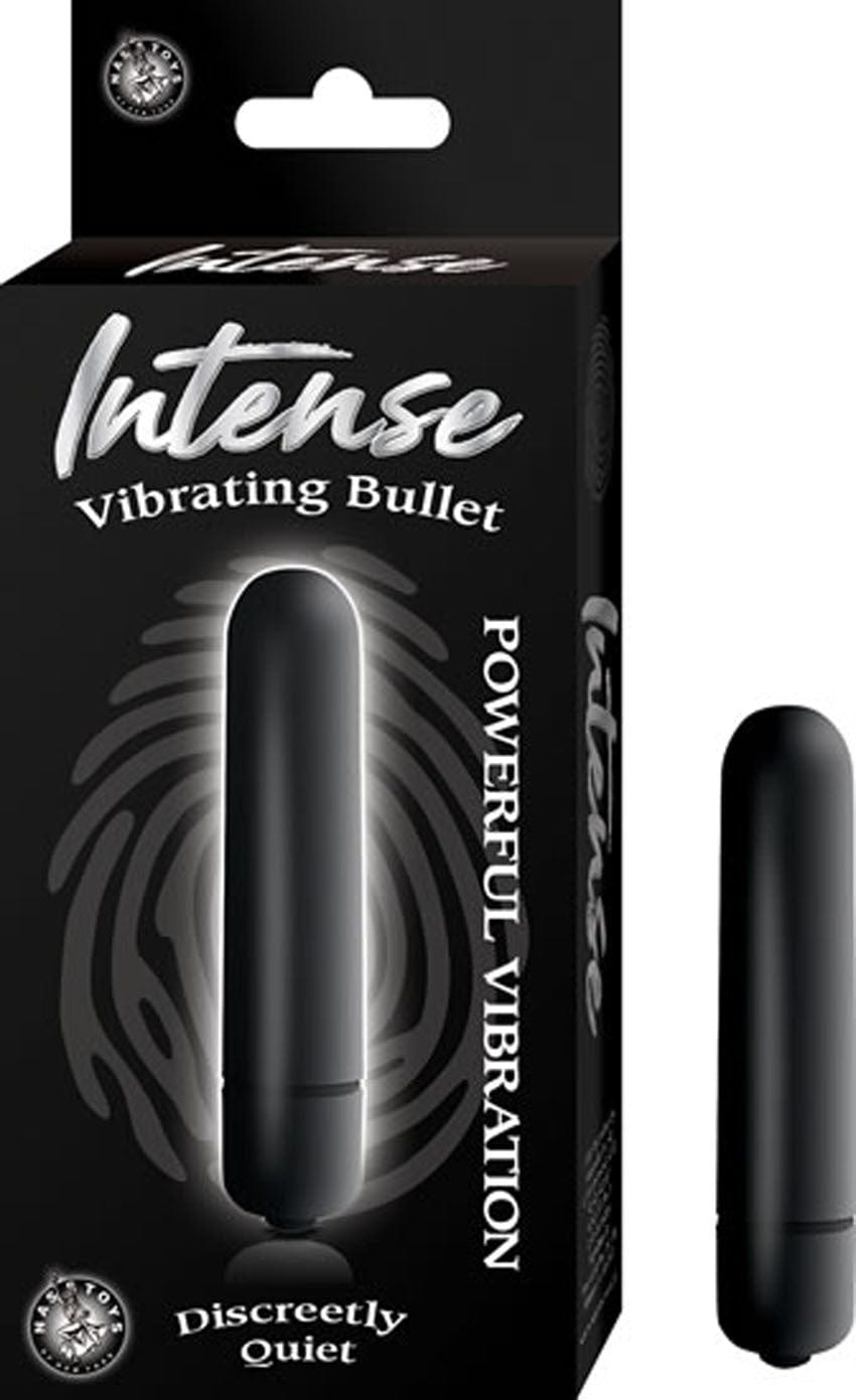 Clit Stimulators Intense Vibrating Bullet - Black
