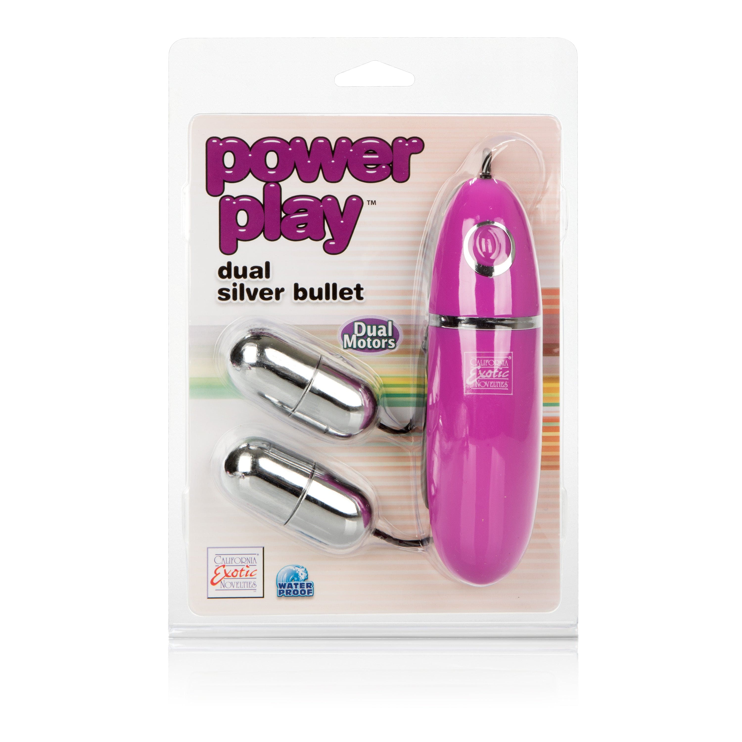 Clit Stimulators Power Play Dual Silver Bullet