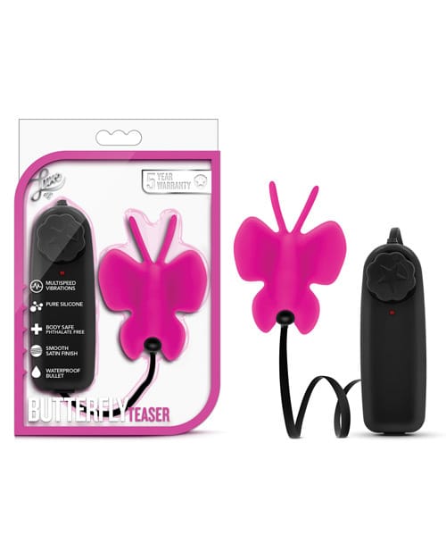 Clit Ticklers Blush Luxe Butterfly Teaser - Fuchsia