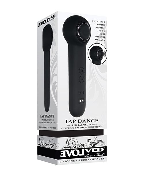 Clit Ticklers Evolved I Wander Rechargeable Tapping Wand – Black