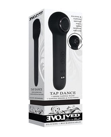 Clit Ticklers Evolved I Wander Rechargeable Tapping Wand – Black