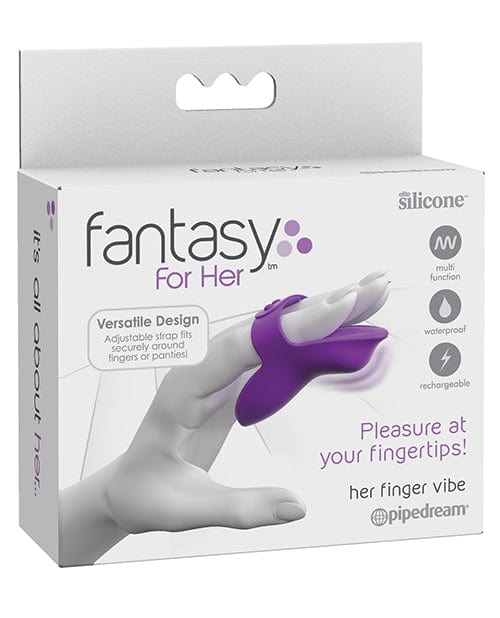 Clit Ticklers Fantasy For Her Finger Vibe Wearable Vibrator - Purple