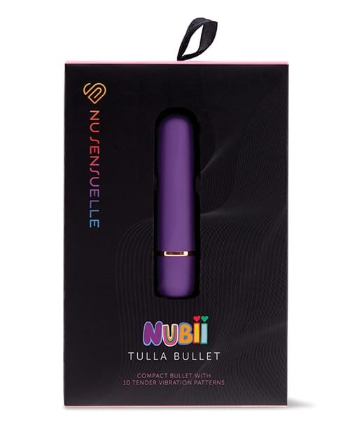 Clit Ticklers Nu Sensuelle Nubii Tulla Rounded Tip 10 Speed  Bullet - Purple