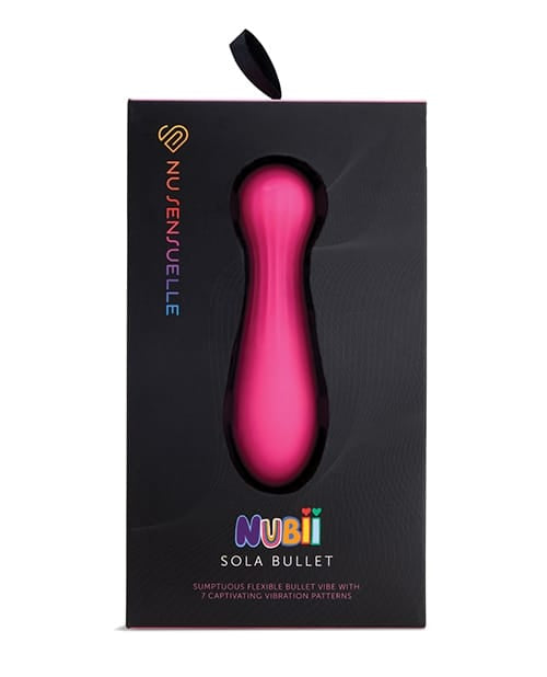 Clit Ticklers Nu Sensuelle Sola Nubii Flexible Bullet - Pink