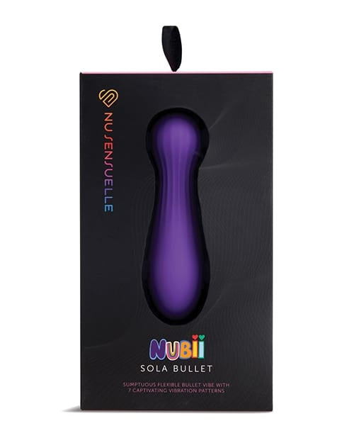 Clit Ticklers Nu Sensuelle Sola Nubii Flexible Bullet - Purple