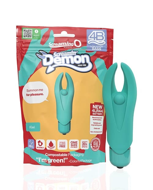Clit Ticklers Screaming O 4B Demon Mini Vibe - Kiwi