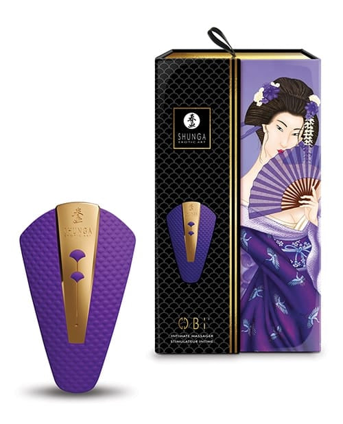 Clit Ticklers Shunga Obi Intimate Massager - Purple