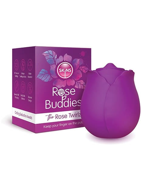 Clit Ticklers Skins Rose Buddies The Rose Twirlz - Purple