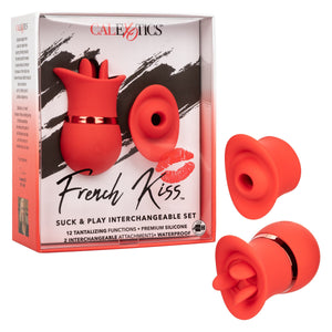 Clitoral Pumps French Kiss Suck and Play Interchangeable Set