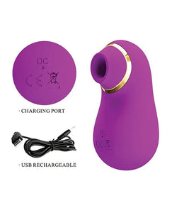 Clitoral Pumps Pretty Love Romance Emily Sucking Clitoral  Massager - Fuchsia