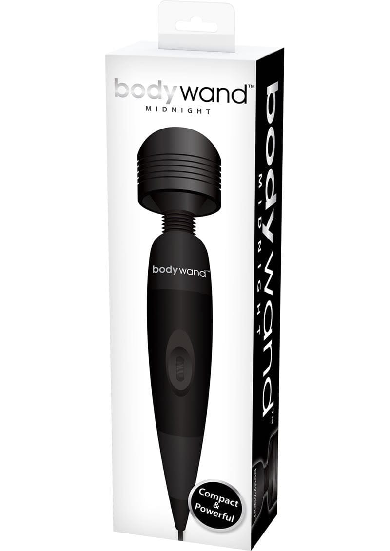 Clitoral Toys Bodywand Midnight Plug-In Wand Massager - Black