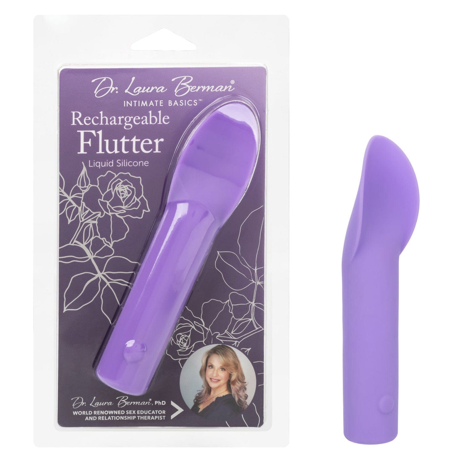 Clitoral Toys Dr. Laura Berman Rechargeable Flutter Vibrator - Purple