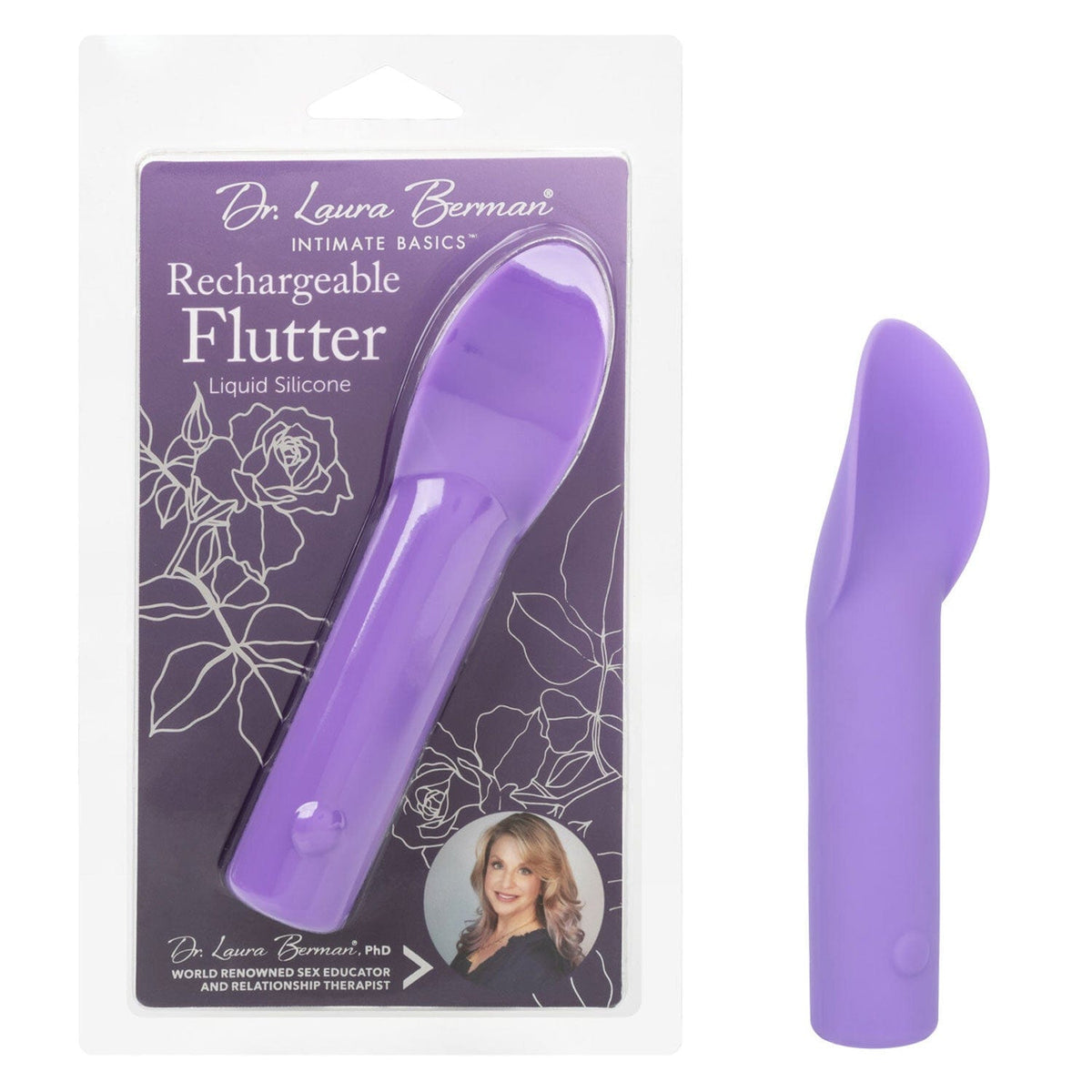 Clitoral Toys Dr. Laura Berman Rechargeable Flutter Vibrator - Purple