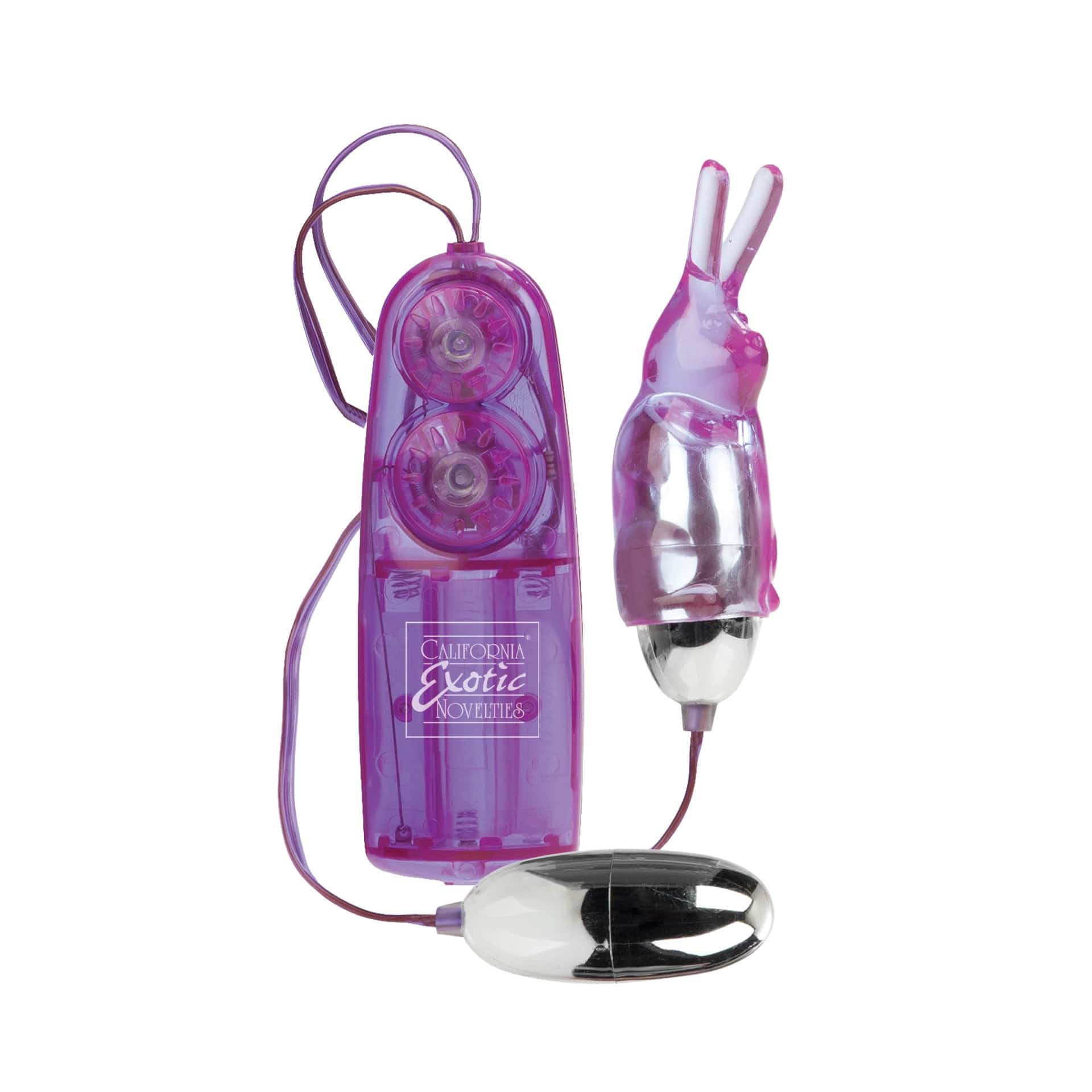 Clitoral Toys Dual Bunny Teaser - Purple