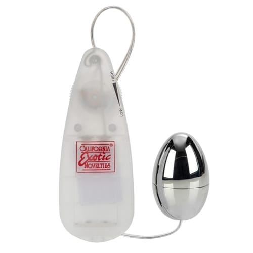 Clitoral Toys Pocket Exotics Vibrating Egg - Silver