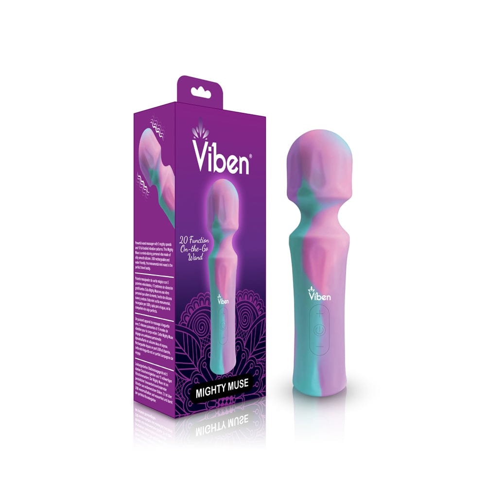 Clitoral Toys Viben Mighty Muse Mini Wand Massager - Unicorn