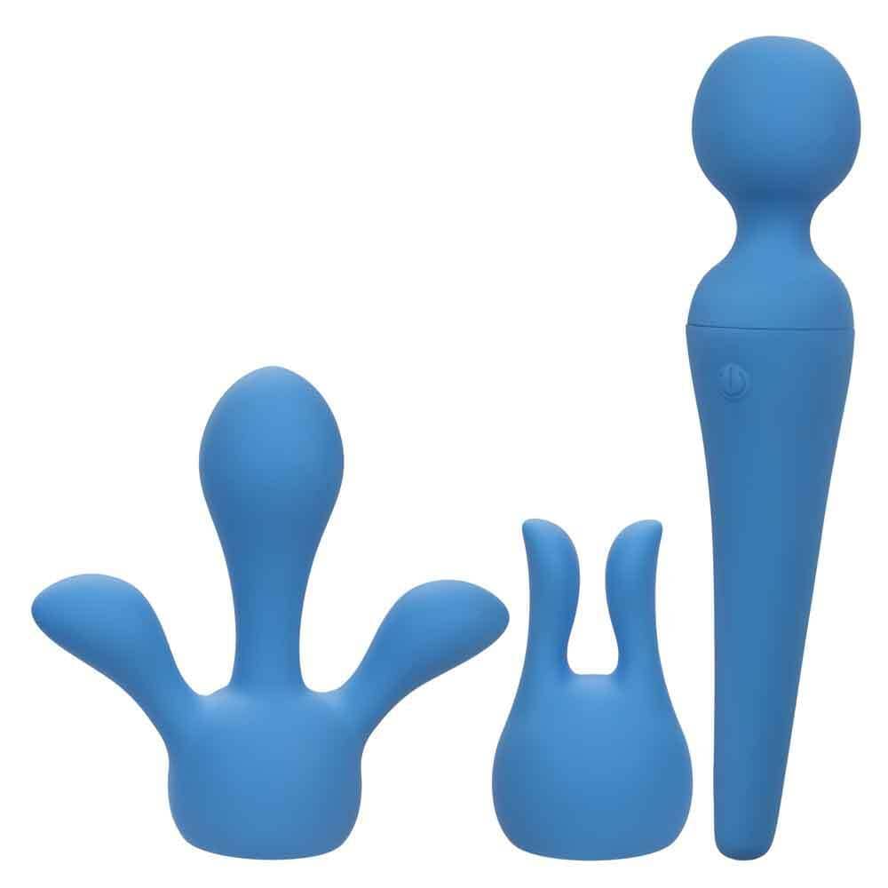 Clitoral Vibrators Couture Collection Body Wand Kit - Blue