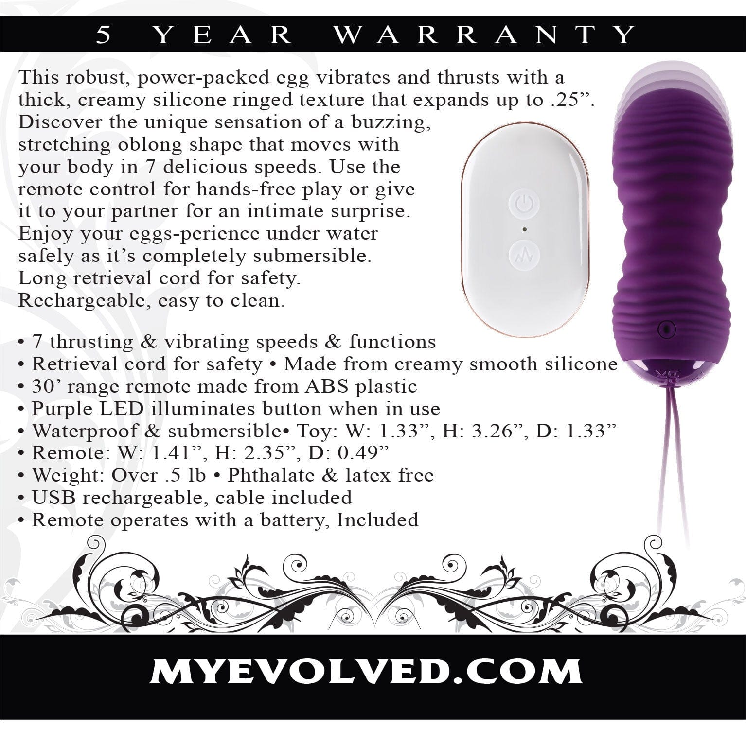 Clitoral Vibrators Eager Egg - Plum