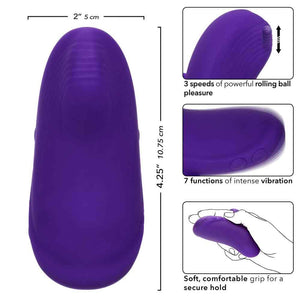 Clitoral Vibrators Envy Handheld Rolling Ball Massager - Purple