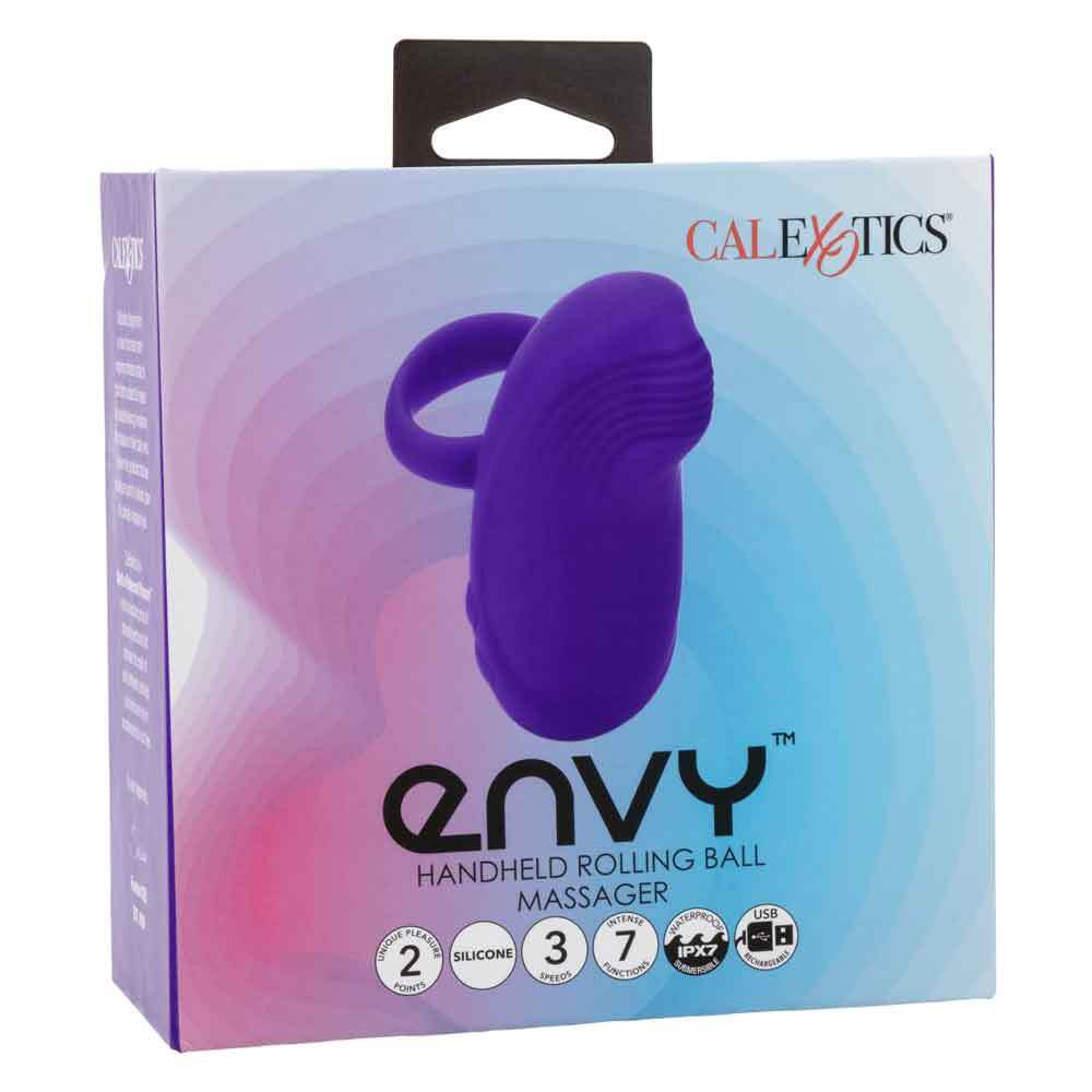 Clitoral Vibrators Envy Handheld Rolling Ball Massager - Purple