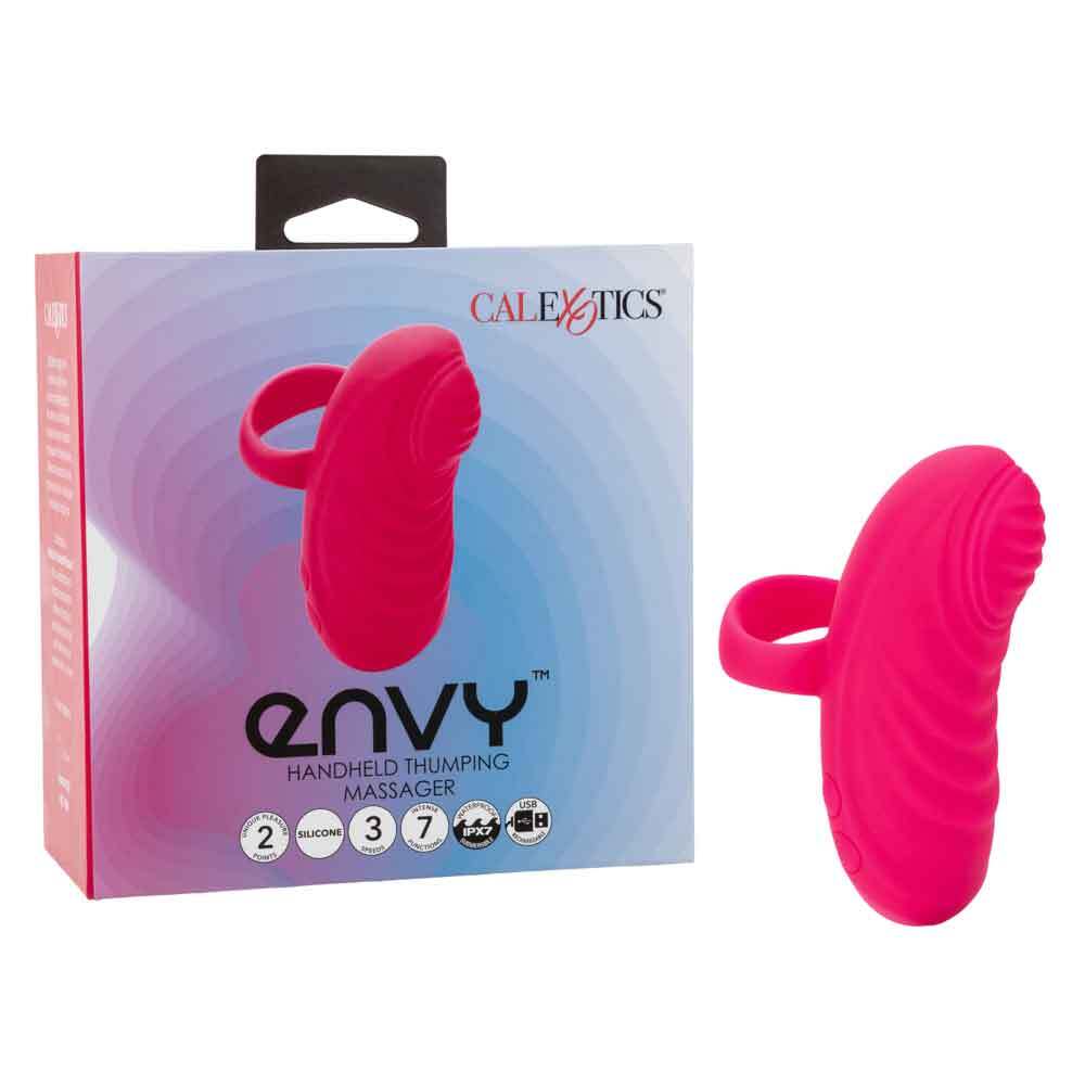 Clitoral Vibrators Envy Handheld Thumping Massager - Pink