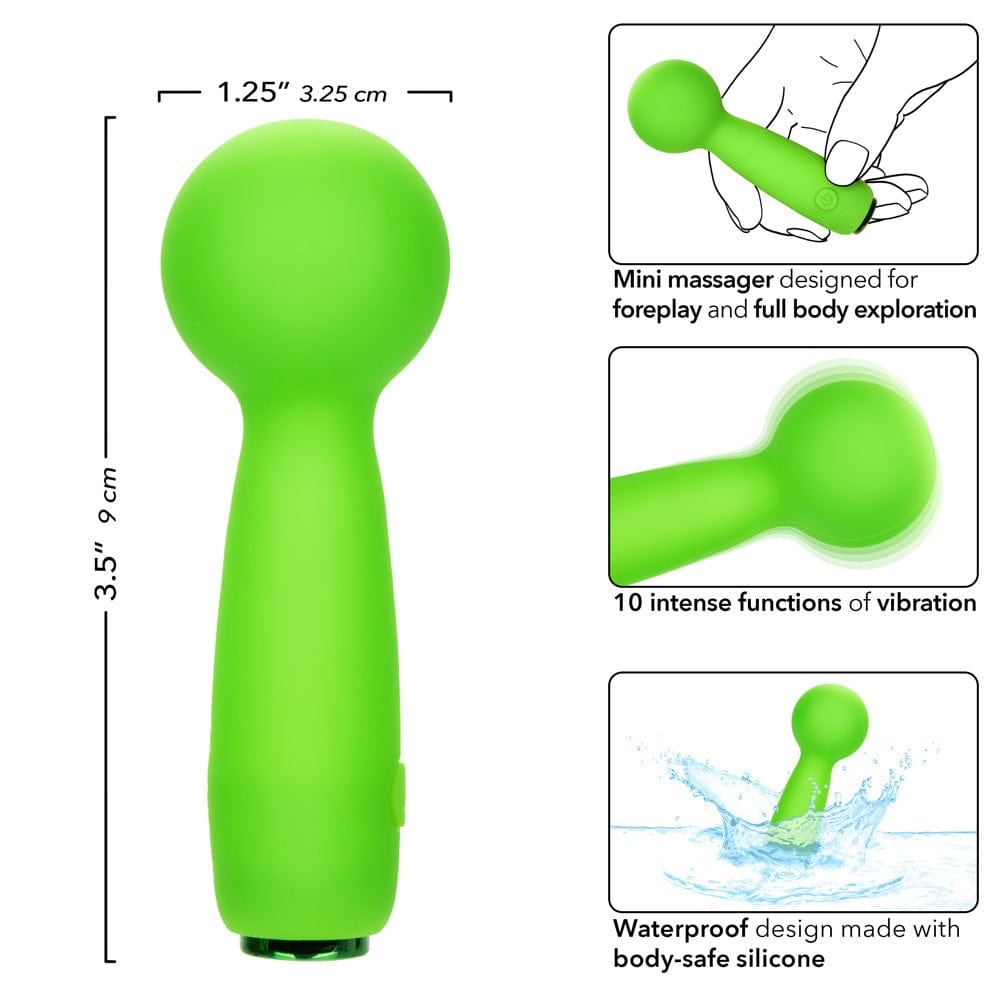 Clitoral Vibrators Neon Vibes - the Bubbly Vibe - Green