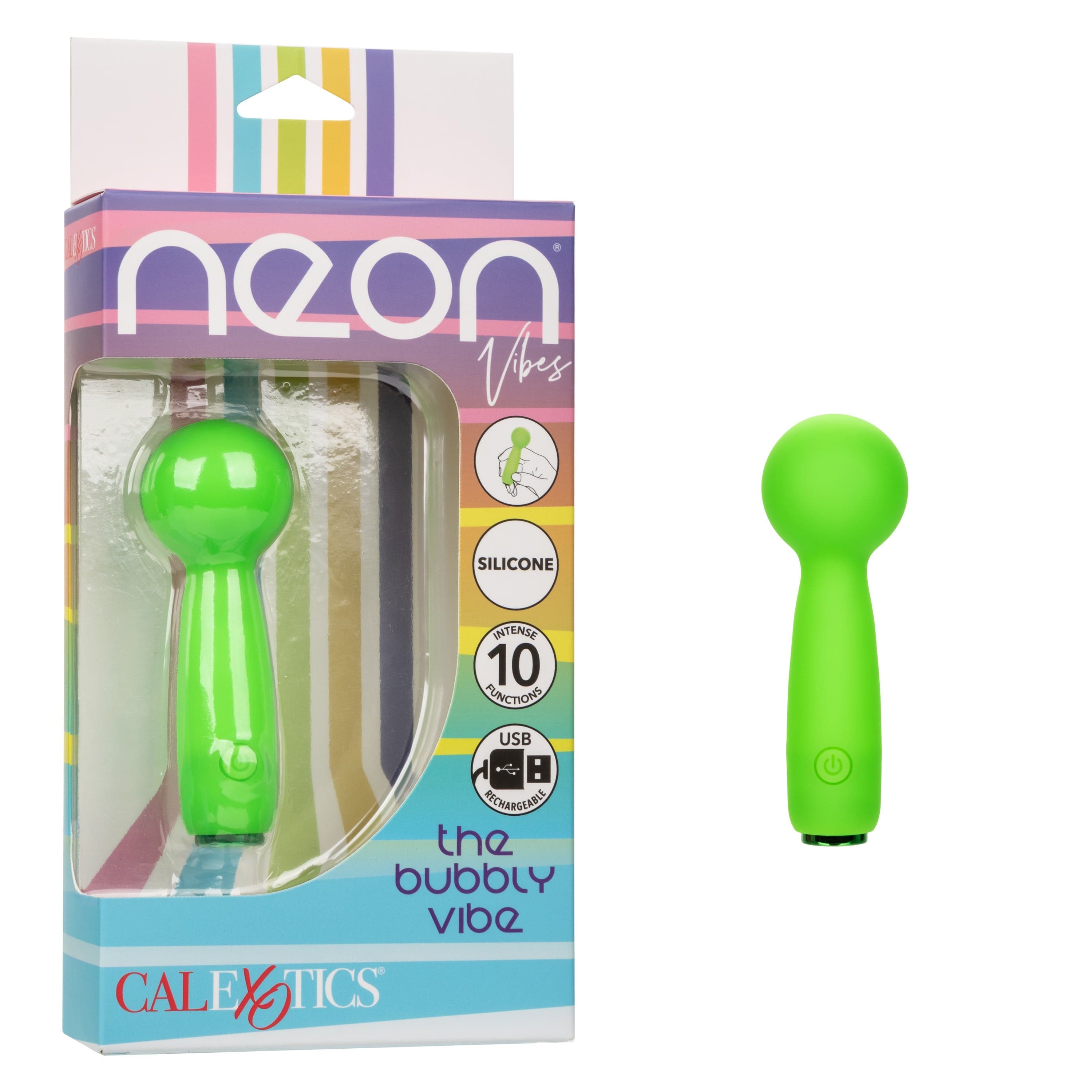 Clitoral Vibrators Neon Vibes - the Bubbly Vibe - Green