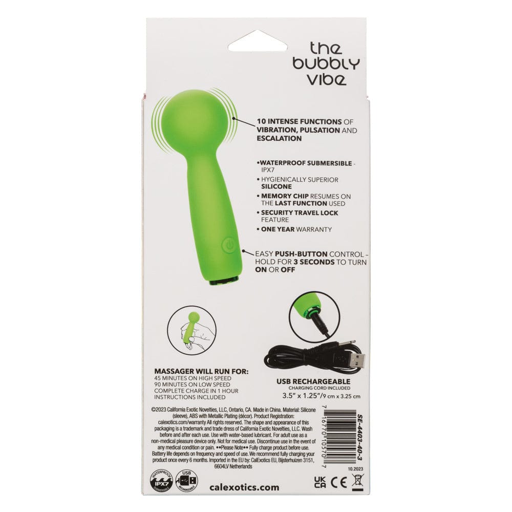Clitoral Vibrators Neon Vibes - the Bubbly Vibe - Green
