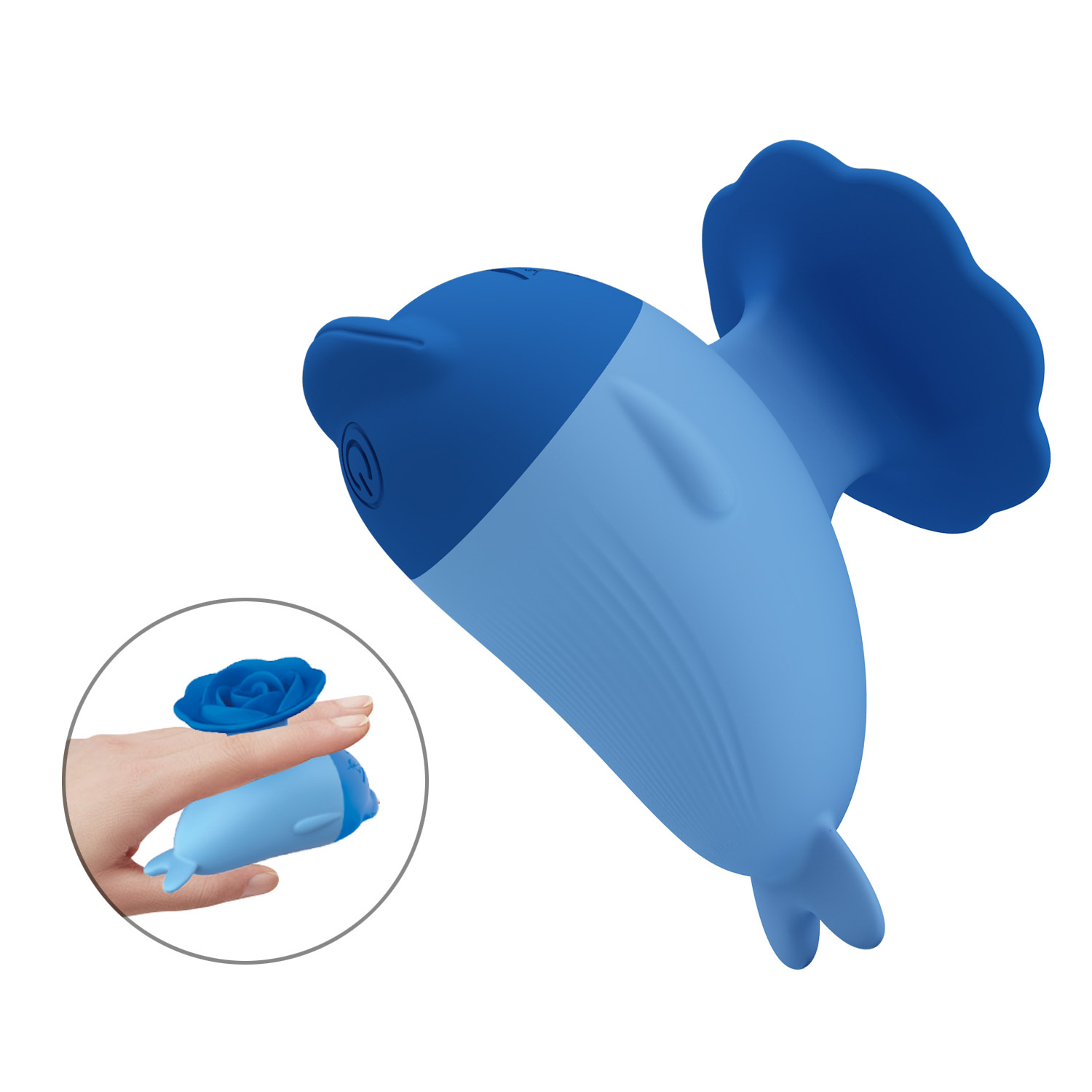 Clitoral Vibrators Pretty Love Dolphin Blue
