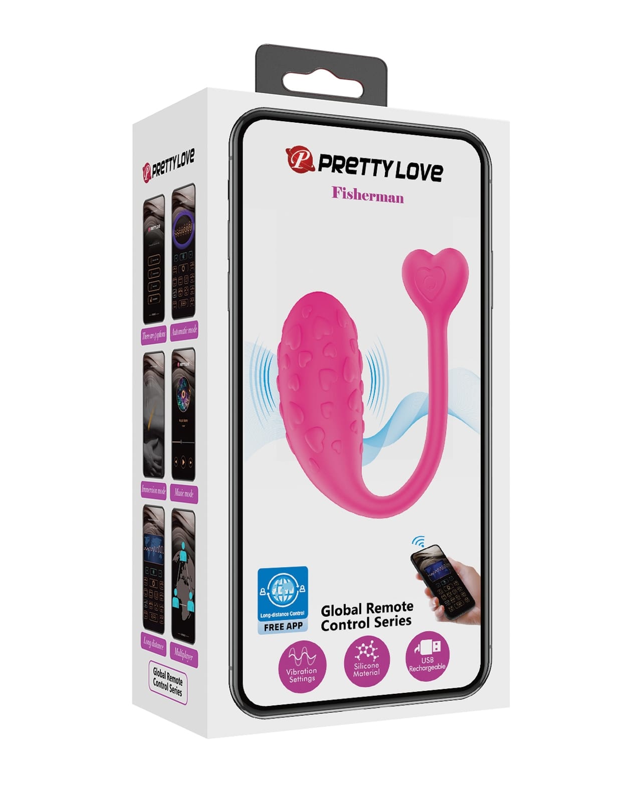 Clitoral Vibrators Pretty Love - Fisherman - Pink