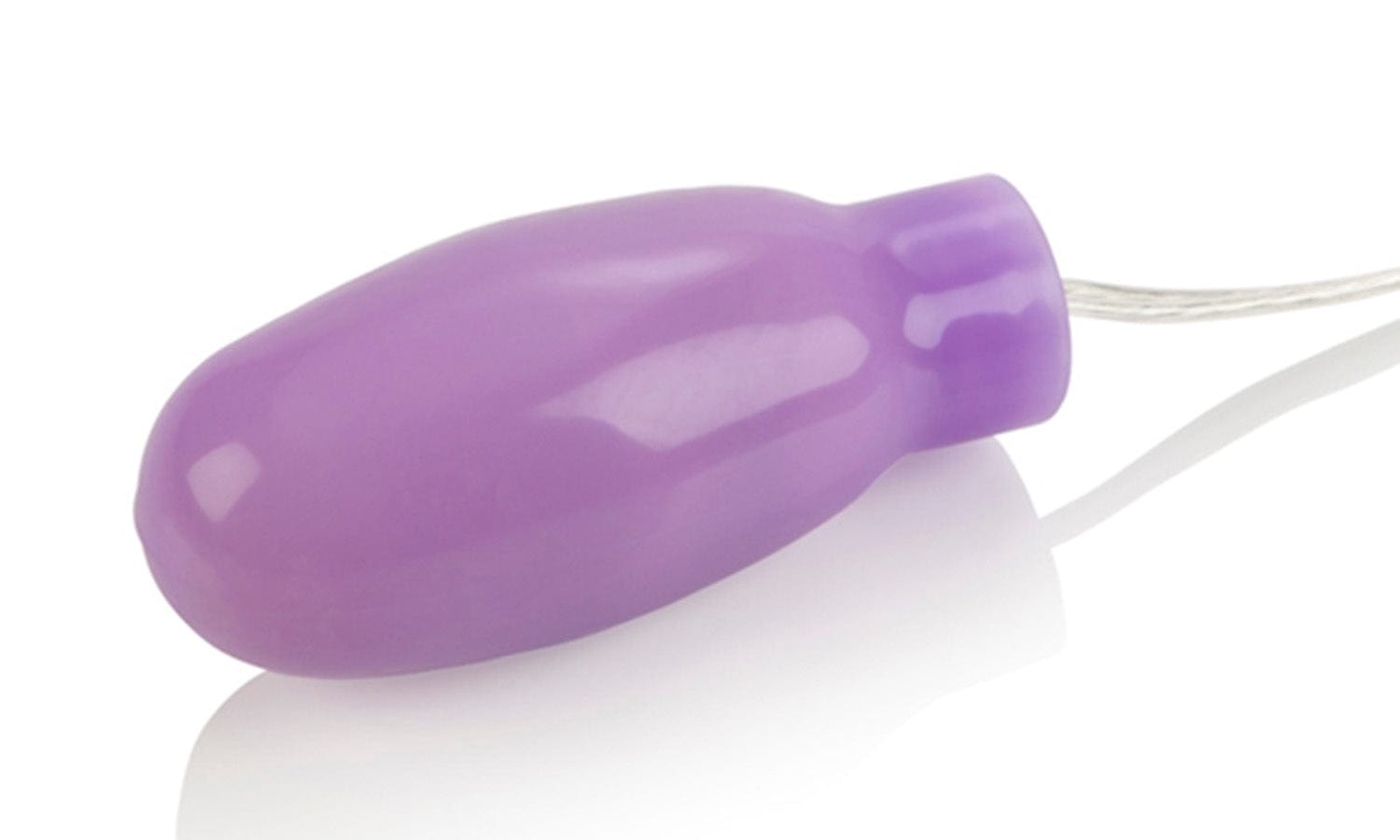 Clitoral Vibrators Silicone Slims Vibrating Smooth Bullet - Purple