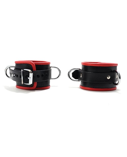 Closeouts 665 Padded Locking Wrist Restraints – Red Leather