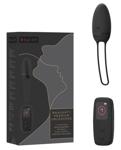 Bnaughty Premium Unleashed Remote-Control Bullet – Noir