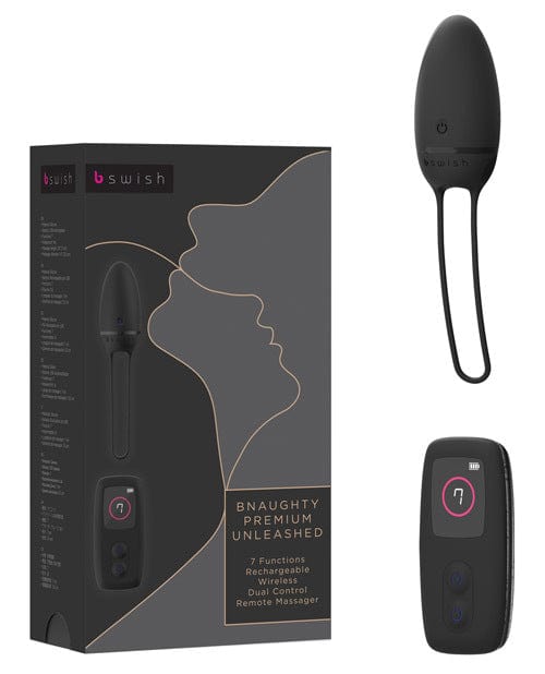 Bnaughty Premium Unleashed noir wireless remote bullet vibrator