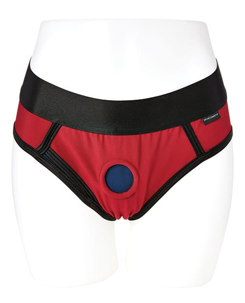 Closeouts Sportsheets Em.Ex. Contour Harness XX-Large - Red