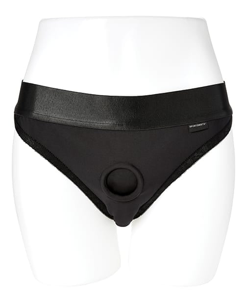 Closeouts Sportsheets Em.Ex. Silhouette Harness XXX-Large - Black