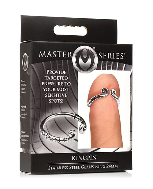 Cock Cages Master Series Kingpin Stainless Steel 24mm Glans Ring