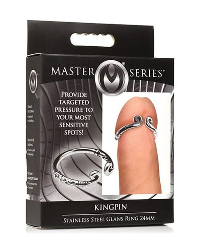 Master Series Kingpin Stainless Steel Glans Ring – 24 mm