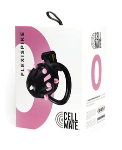 Cock Cages Sport Fucker Cellmate FlexiSpike Chastity Cage - Size 0 Black/Pink