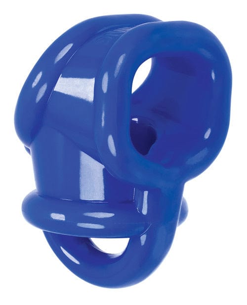 Cock Rings Oxballs Ballsling Ball Split Sling - Police Blue