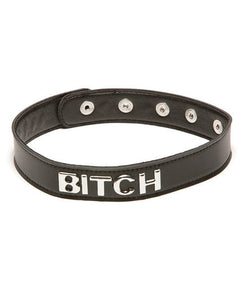Collars XPlay Talk Dirty to Me Collar - Bitch