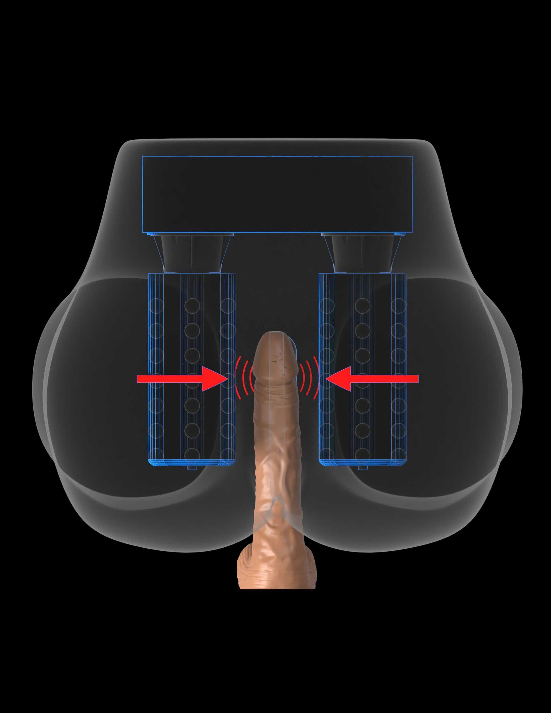 Combo Masturbators Pdx Elite Milk Me Silly - Brown