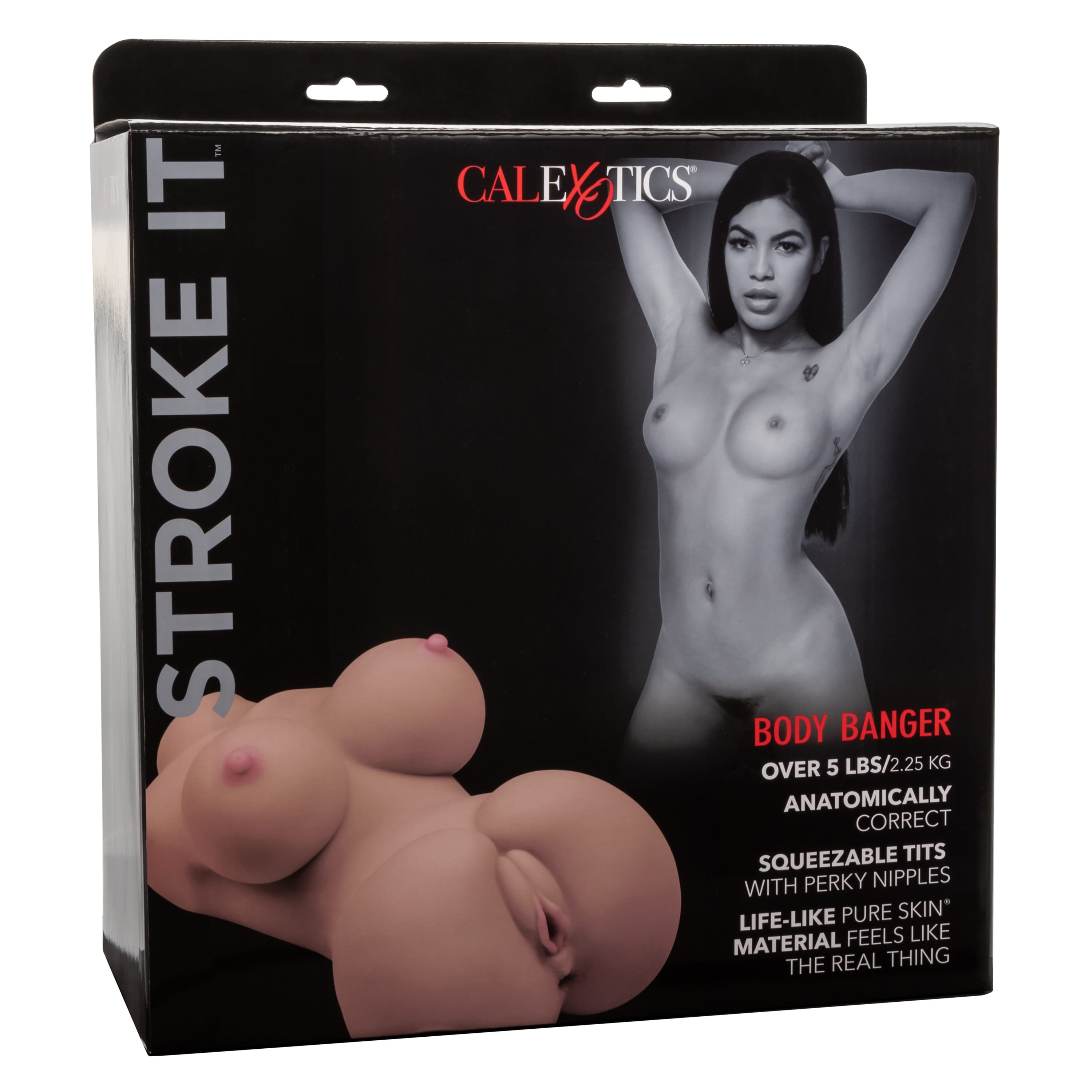 Combo Masturbators Stroke It Body Banger - Brown