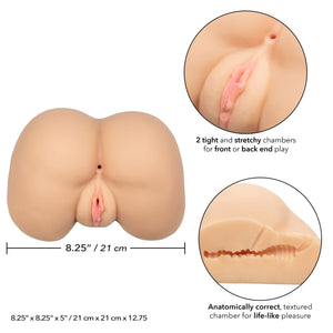 Combo Masturbators Stroke It Life-Size Ass - Ivory