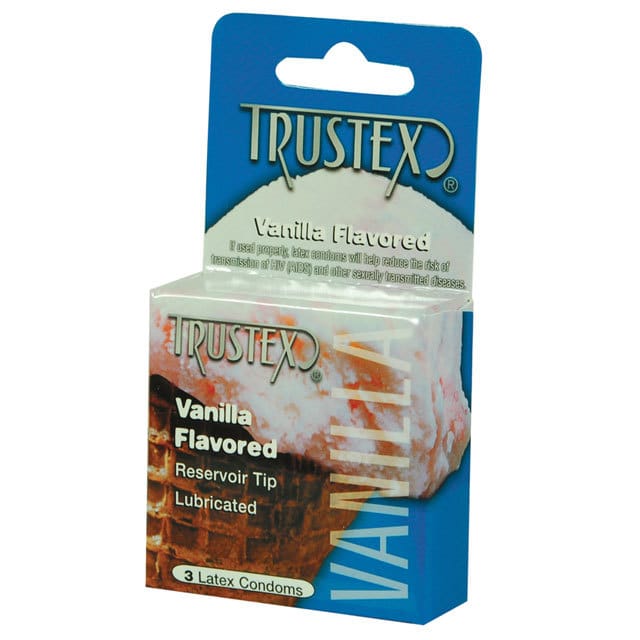Condoms - Flavored Trustex: Vanilla Condom 3pk